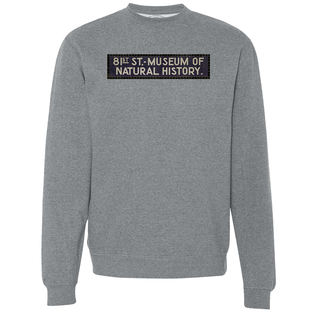 81st St - Museum of Natural History crewneck