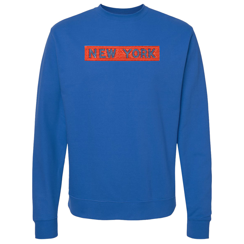 New York - knicks colors crewneck