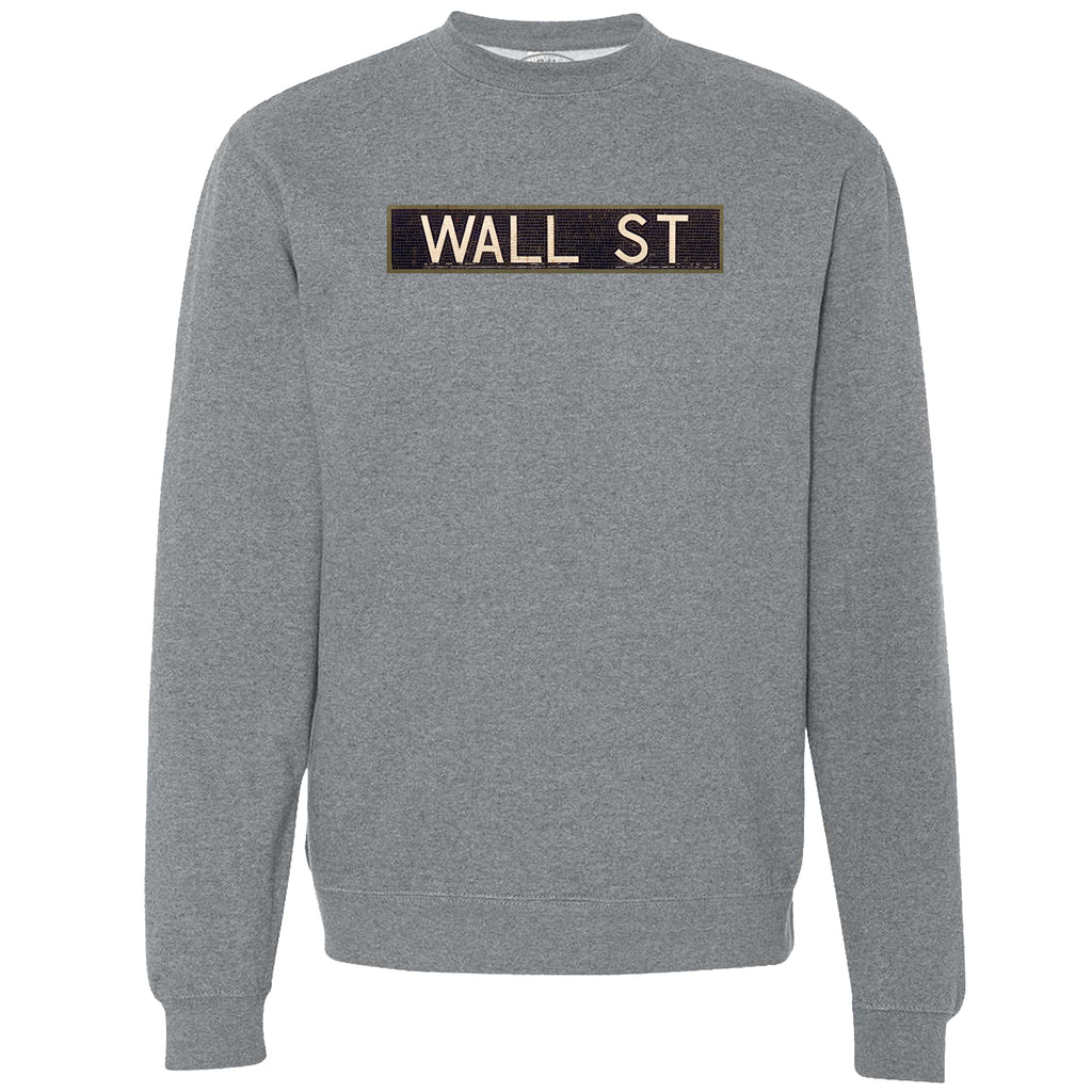 Wall Street crewneck